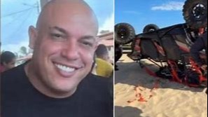 Sargento da Polícia Militar morre em acidente com UTV nas dunas de Aquiraz; testemunha relata momentos de desespero